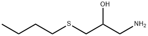 2-Propanol,  1-amino-3-(butylthio)- 结构式