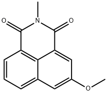 5-Methoxy-2-methyl-1H-benz[de]isoquinoline-1,3(2H)-dione 结构式