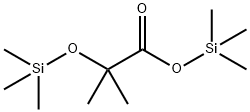 2-Methyl-2-[(trimethylsilyl)oxy]propionic acid trimethylsilyl ester 结构式