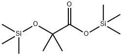 2-Methyl-2-[(trimethylsilyl)oxy]propionic acid trimethylsilyl ester,55133-92-1,结构式