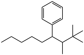1-(1,2,2-Trimethylpropyl)hexylbenzene 结构式