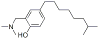 2-[(dimethylamino)methyl]-4-isononylphenol 结构式