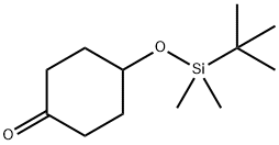 4-(TERT-ブチルジメチルシリルオキシ)シクロヘキサノン 化学構造式