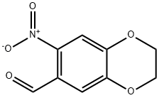 7-NITRO-2,3-DIHYDRO-1,4-BENZODIOXINE-6-CARBALDEHYDE Structure