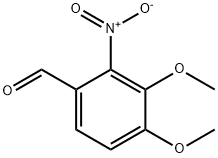 3,4-二甲氧基-2-硝基苯甲醛, 55149-84-3, 结构式
