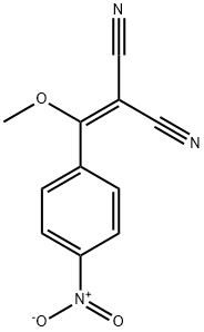 METHOXY(4-NITROPHENYL)METHYLENE]PROPANEDINITRILE Structure
