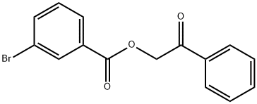 3-Bromobenzoic acid phenacyl ester Struktur