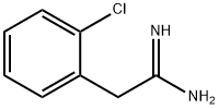 2-(2-クロロフェニル)エタンアミジン 化学構造式