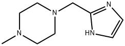 2-[(4-METHYL-1-PIPERAZINYL)METHYL]IMIDAZOLE 结构式