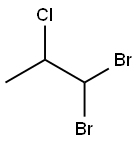 1,1-dibromo-2-chloropropane Structure