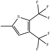 2,3-Bis(trifluoromethyl)-5-methylthiophene Structure