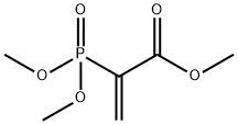 2-(ジメトキシホスフィニル)アクリル酸メチル 化学構造式