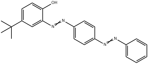 4-(tert-Butyl)-2-[[4-(phenylazo)phenyl]azo]phenol Structure
