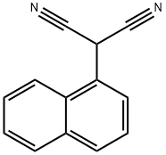 1-ナフチルマロノニトリル 化学構造式