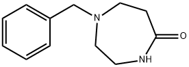 1-ベンジル-1,4-ジアゼパン-5-オン 化学構造式