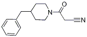 3-(4-benzylpiperidin-1-yl)-3-oxopropanenitrile Structure
