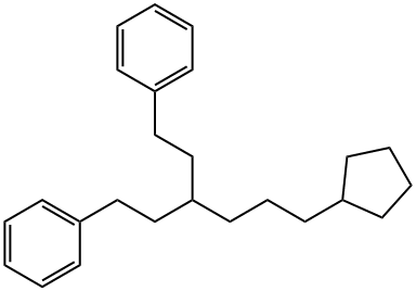 3-(3-Cyclopentylpropyl)-1,5-diphenylpentane 结构式