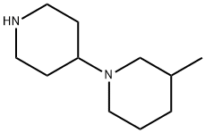 4-(3-甲基哌啶-1-基)哌啶, 551923-14-9, 结构式