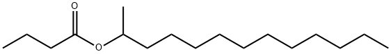 Butyric acid, 2-tridecyl ester Struktur