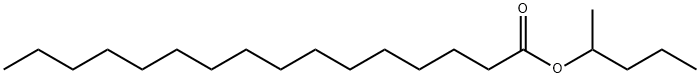 Hexadecanoic acid, 1-Methylbutyl ester 结构式