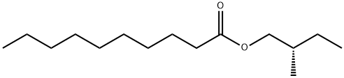 Decanoic acid, 2-methylbutyl ester, (S)- Struktur