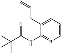 N-(3-アリル-ピリジン-2-イル)-2,2-ジメチル-プロピオンアミド 化学構造式