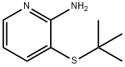 3-TERT-ブチルスルファニル-ピリジン-2-イルアミン 化学構造式
