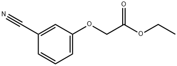 2-(3-氰基苯氧基)乙酸乙酯 结构式