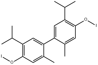5,5'-Diisopropyl-2,2'-dimethylbiphenyl-4,4'-diyldihypoiodit
