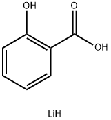 水杨酸锂,552-38-5,结构式