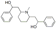 2-[6-(2-hydroxy-2-phenyl-ethyl)-1-methyl-2-piperidyl]-1-phenyl-ethanol Struktur