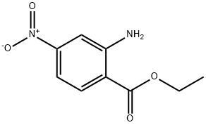 2-氨基-4-硝基苯甲酸乙酯 结构式