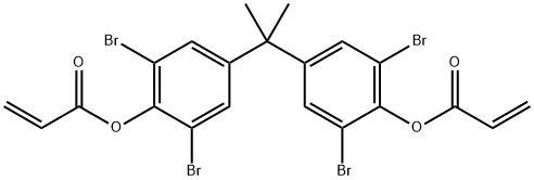 2,2',6,6'-TETRABROMO BISPHENOL ''A'' DIACRYLATE Structure