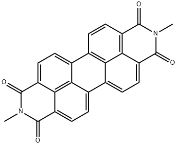 2,9-ジメチルアントラ[2,1,9-def:6,5,10-d'e'f']ジイソキノリン-1(2H),3,8(9H),10-テトラオン 化学構造式