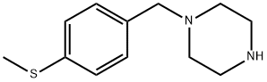 1-[4-(メチルチオ)ベンジル]ピペラジン 化学構造式