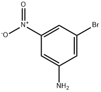 3-ブロモ-5-ニトロアニリン 化学構造式