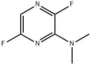Pyrazinamine, 3,6-difluoro-N,N-dimethyl- (9CI) 结构式