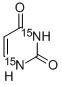尿嘧啶-15N2 结构式
