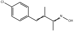 4-(4-氯苯基)-3-甲基丁-3-烯-2-肟, 55224-94-7, 结构式