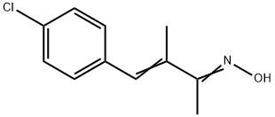 4-(4-Chlorophenyl)-3-methylbut-3-en-2-oxime Structure