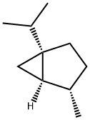 [1R,4S,5R,(-)]-4-メチル-1-(1-メチルエチル)ビシクロ[3.1.0]ヘキサン 化学構造式
