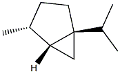 [1R,4R,5R,(+)]-4-Methyl-1-(1-methylethyl)bicyclo[3.1.0]hexane Struktur