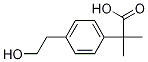 2-(4-(2-hydroxyethyl)phenyl)-2-Methylpropanoic acid Structure