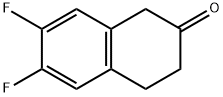 6,7-Difluoro-2-tetralone Structure