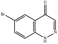 6-bromocinnolin-4(1H)-one Struktur