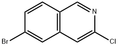 6-BROMO-3-CHLOROISOQUINOLINE Structure