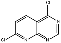4,7-ジクロロピリド[2,3-D]ピリミジン 化学構造式