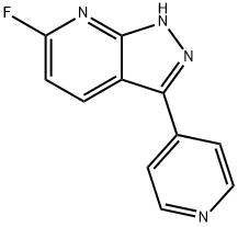6-fluoro-3-(pyridin-4-yl)-1H-pyrazolo[3,4-b]pyridine Structure