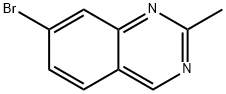7-ブロモ-2-メチルキナゾリン 化学構造式