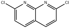 2,7-ジクロロ-1,8-ナフチリジン 化学構造式